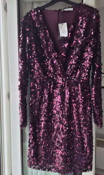 Robe Mango à sequin neuf  taille 38.