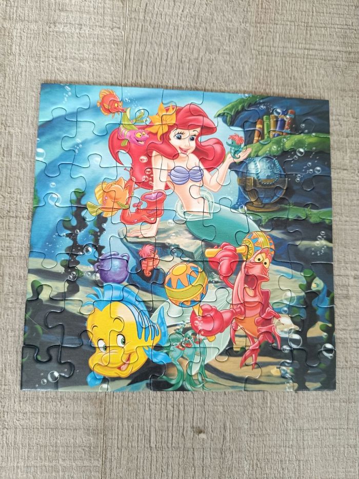 Lot 3 puzzles princesses disney 49 pièces - photo numéro 3