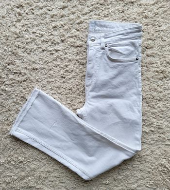 Jean blanc taille haute Zara Taille 38