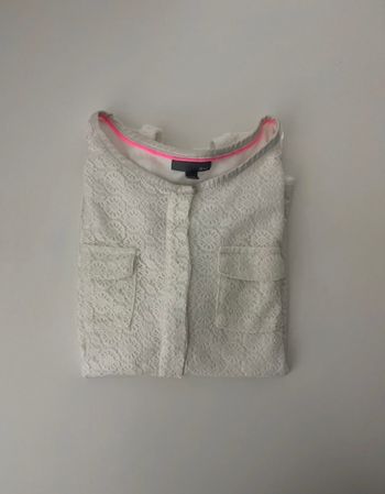 T shirt blanc à motif