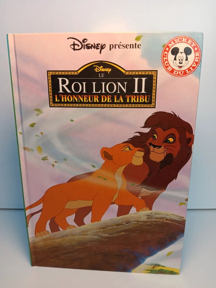 Livre Disney mickey club du livre Le roi lion 2 l'honneur de la tribu (2)