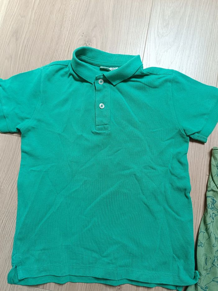 Lot de 2 tee-shirts polo 5 ans OVS - photo numéro 3
