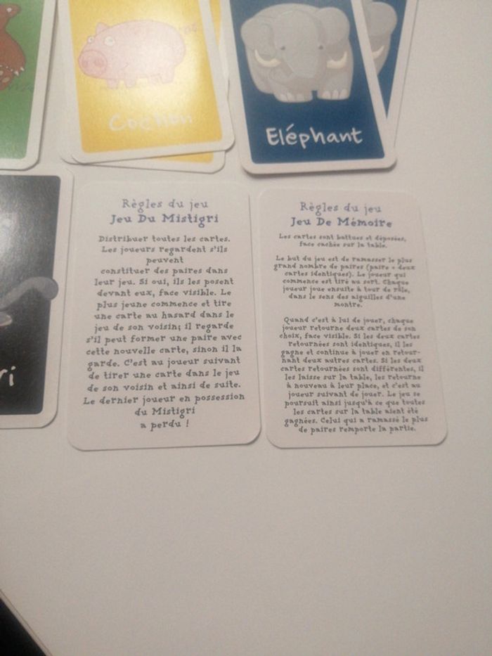 Jeu mistigri et jeu de paires - photo numéro 2