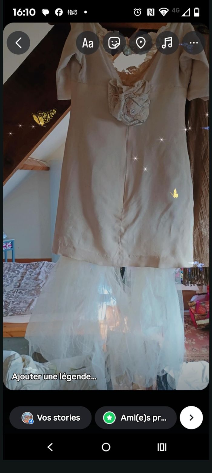 Magnifique robe de mariée courte prototype - photo numéro 6