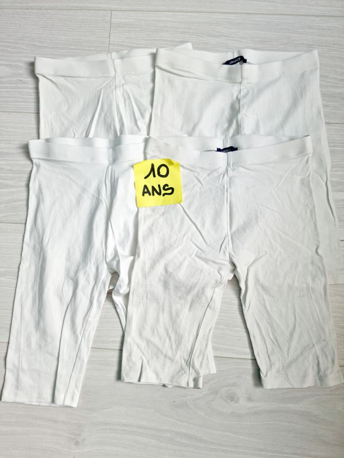 Lot de 4 Legging courts okaidi 10 ans