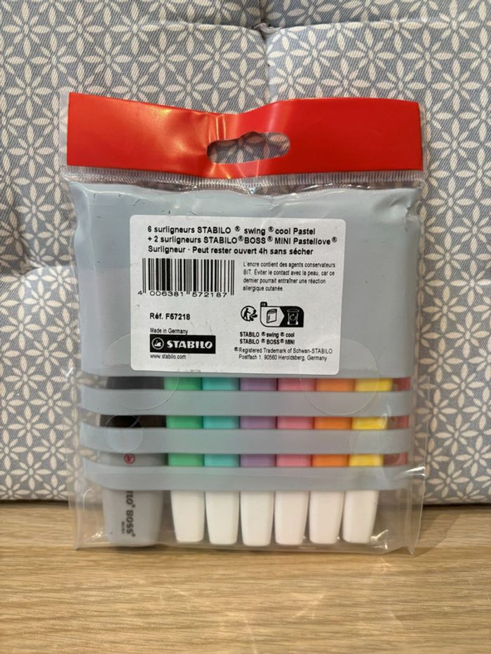 Pack de 6 Surligneurs Swing Cool Pastel + 2 Boss Mini - photo numéro 2
