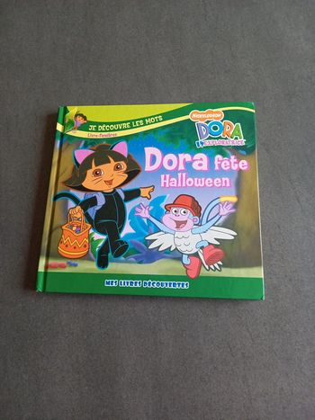 Livre fenêtre Dora fête Halloween