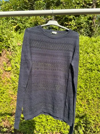 Pull ajouré bleu marine – Marque Pimkie