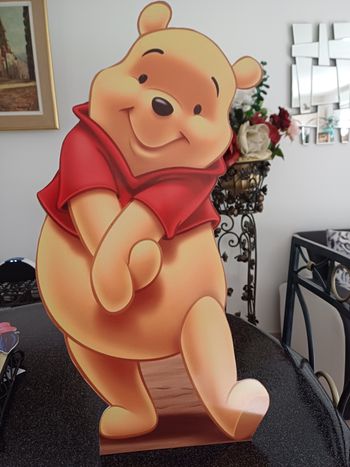 Winnie et Bourriquet  sur trépied