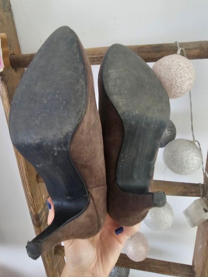Chaussures taille 38 marron à talons - photo numéro 6