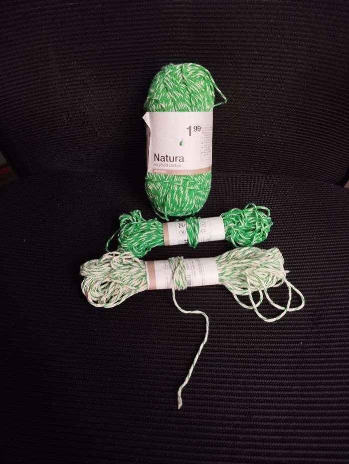 * Lot de 3 pelote vertes Natura par Zeeman