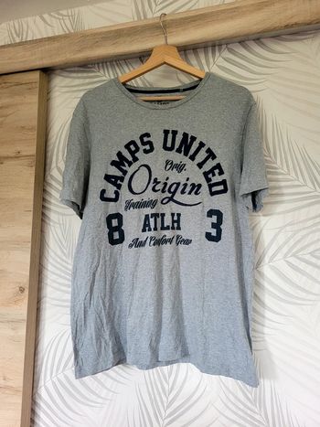 Tee shirt homme taille XL gris