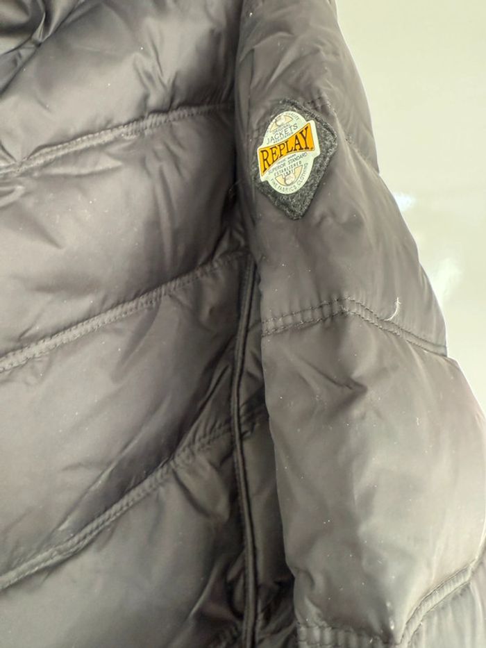 Blouson veste en duvet Replay noir en S NEUVE - photo numéro 2