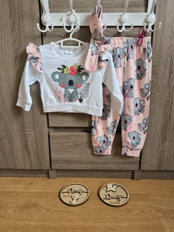 Vêtement Bébé Fille - Ensemble Koala - 9/12 mois