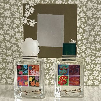 Lot de 2 miniatures de parfums Warhol