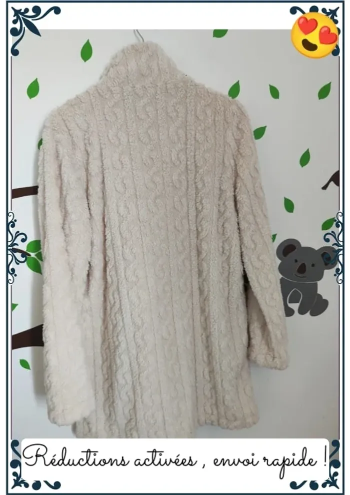 Peignoir - gilet femme L - photo numéro 3