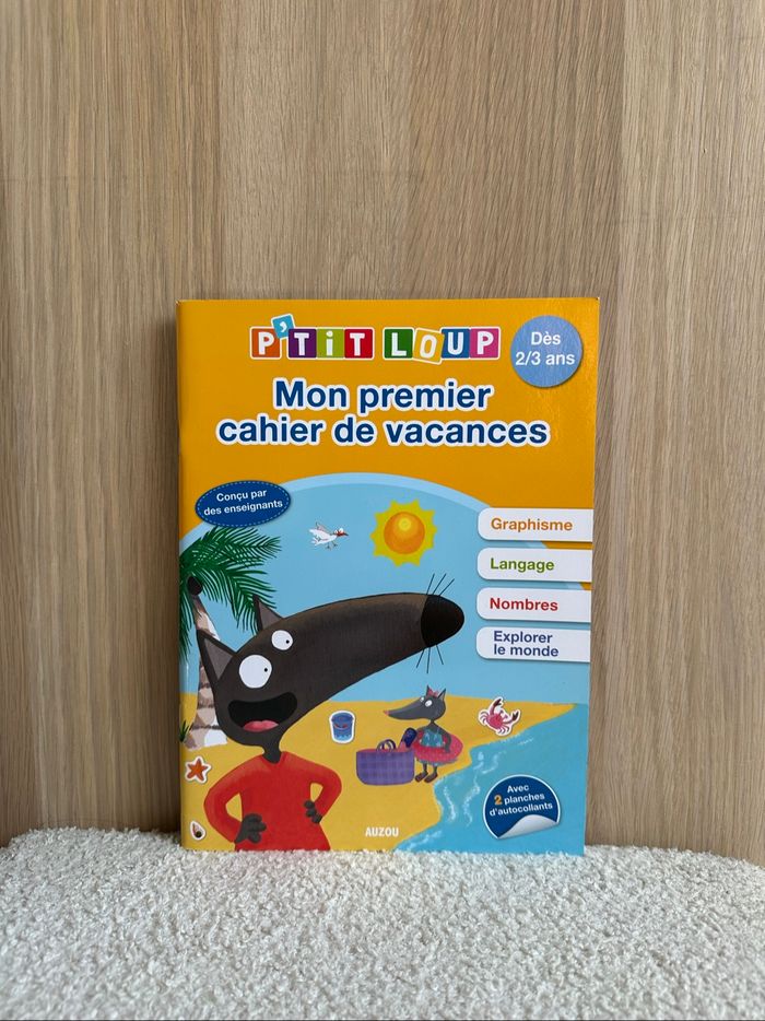 Mon premier cahier de vacances p’tit loup