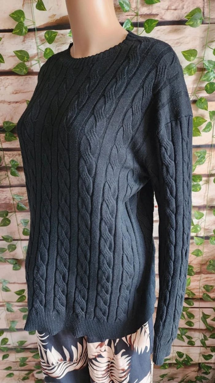 🌸Ensemble Tenue Pull Pantalon Noir Taille Unique 🌸 - photo numéro 3