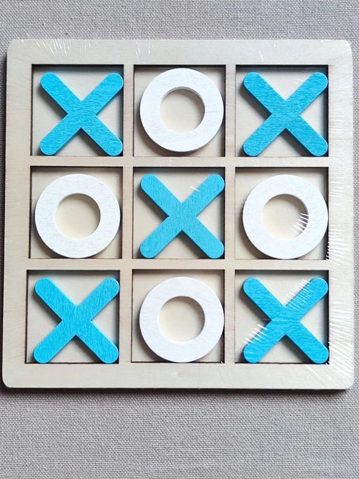 Jeu morpion en bois neuf - photo numéro 3