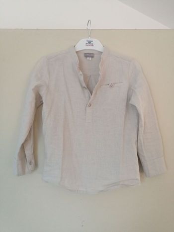 Chemise vertbaudet 6ans beige