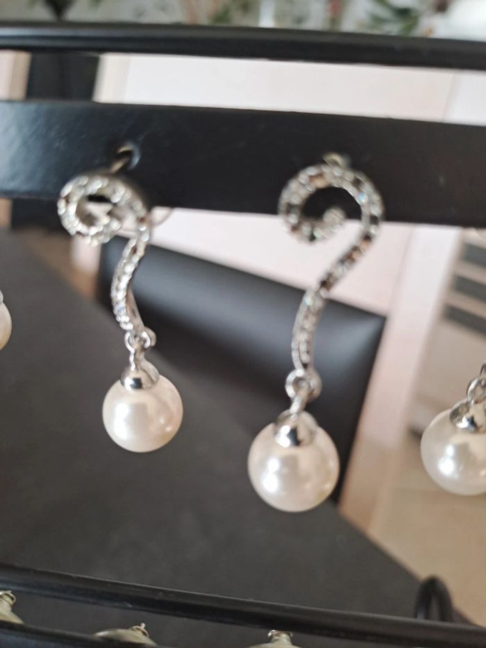 Boucles d'oreilles perles