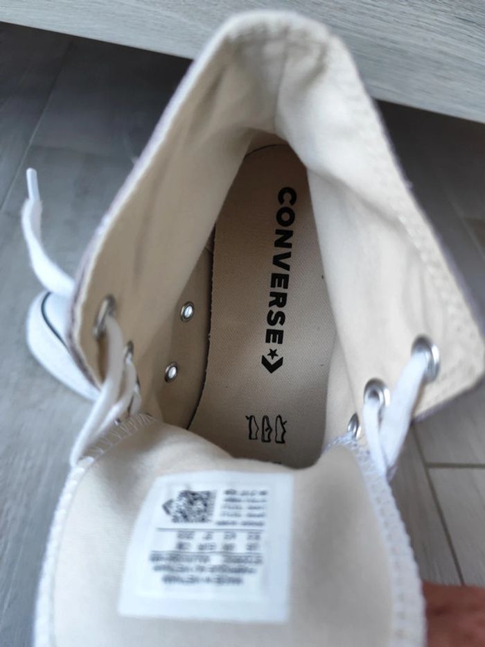 Converse plateforme beige - photo numéro 9