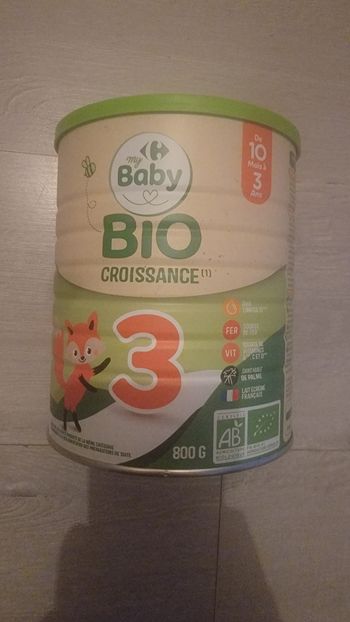 Lait croissance bio