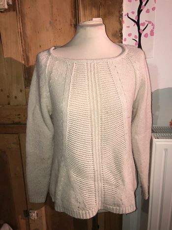 Pull d'hiver YAYA (crème), L / 40 / 12