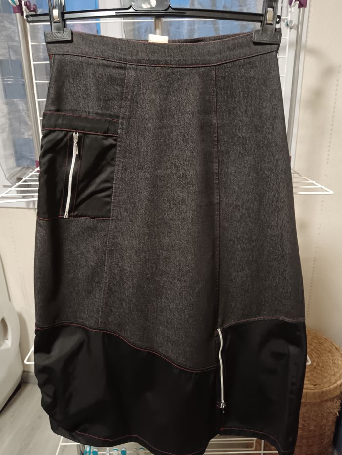 Ensemble jean blouson et jupe - photo numéro 2