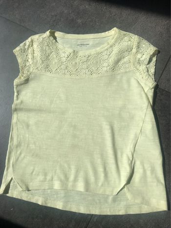 T-shirt jaune pâle 6 ans Vertbaudet