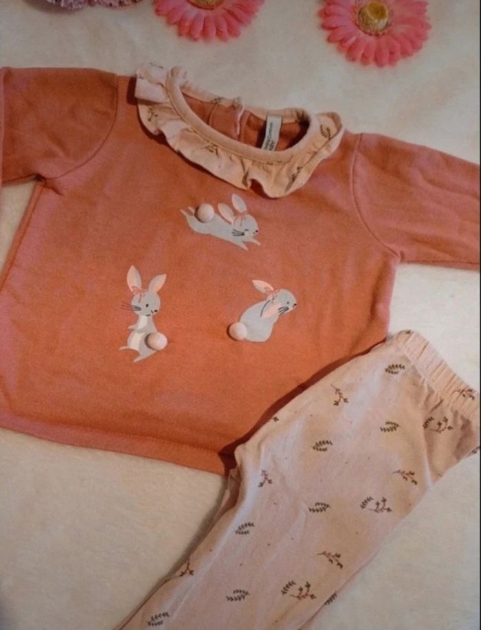 Lot de vêtements fille taille 12 mois hiver - photo numéro 5