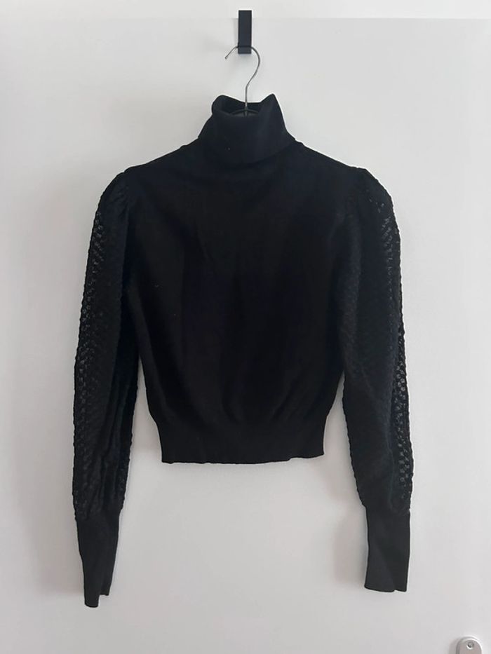 Pull Zara col roulé taille s - photo numéro 4