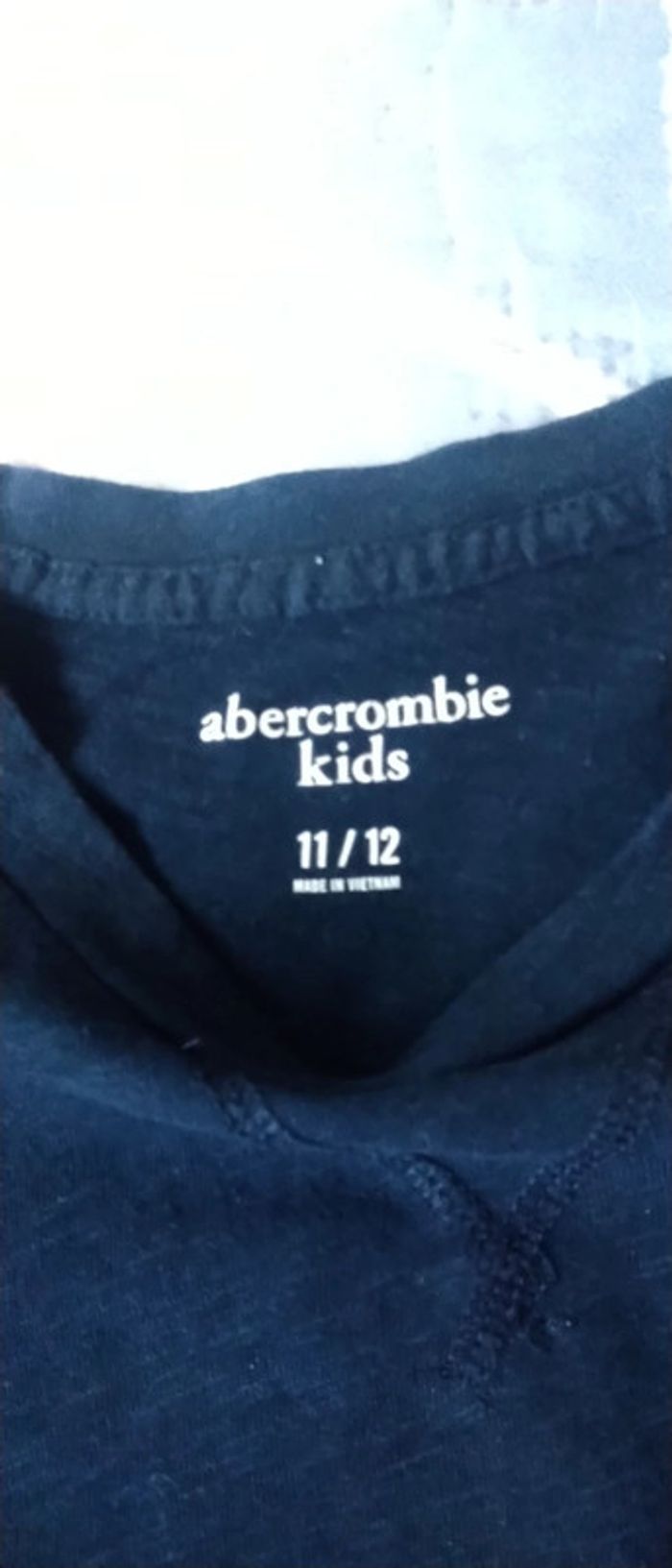 Tee shirt marine logo abercrombie garçon 11 ans - photo numéro 9