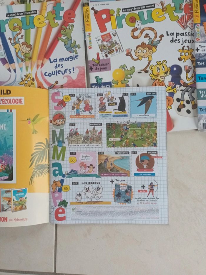 Lot de 10 magazines Pirouette pour enfants de 5 à 8 ans - photo numéro 5