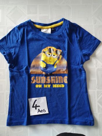 T-shirt les Minions 4 ans