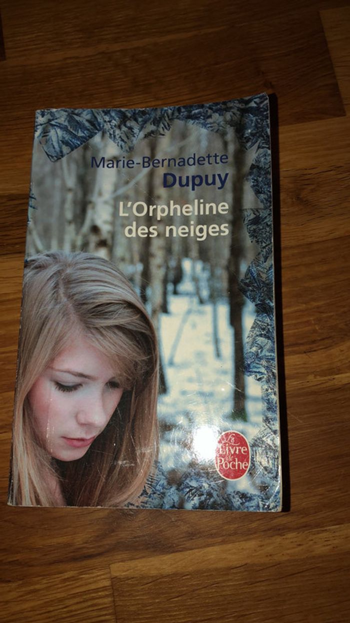 Magnifique roman  L'orpheline Des Neiges - marie-bernadette dupuy