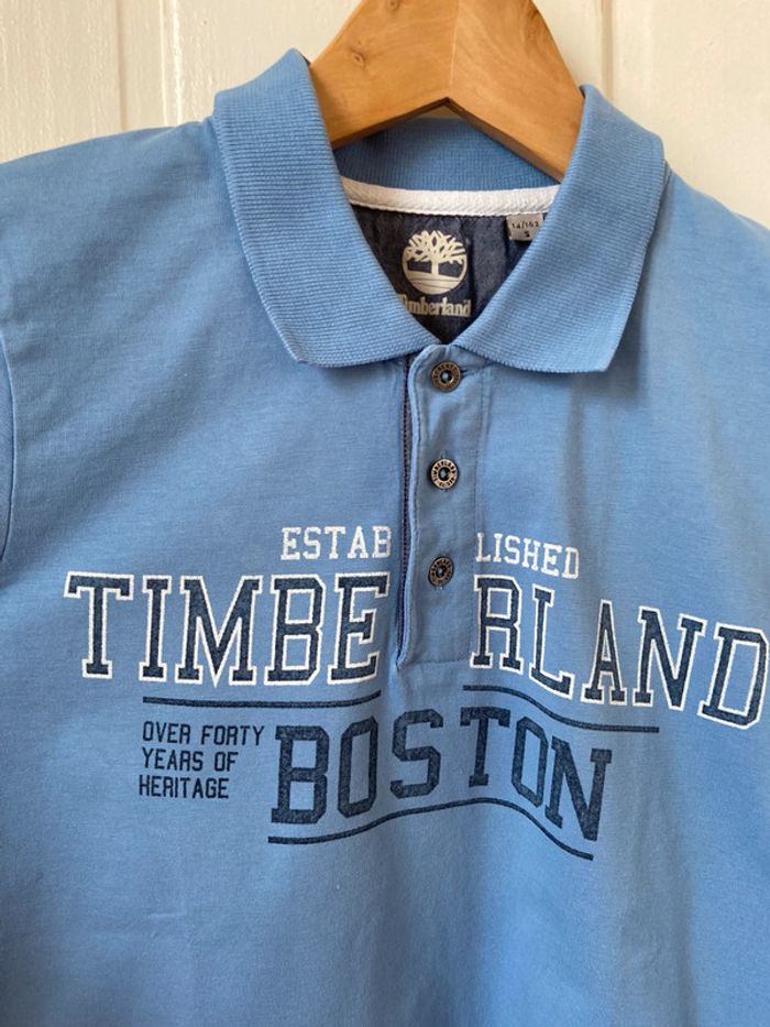 Polo Timberland neuf bleu taille 14 ans - photo numéro 4