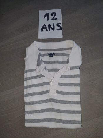Maillot t-shirt polo 12ans