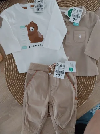 Ensemble 3 pièces Obaibk garçon 3 mois