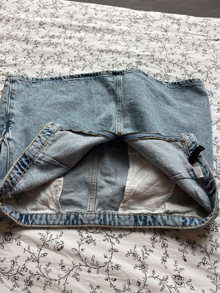 Jupe en jeans taille 38 pimkye - photo numéro 2