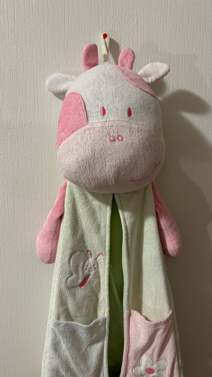 Sac de rangement enfant à suspendre thème vache - photo numéro 3