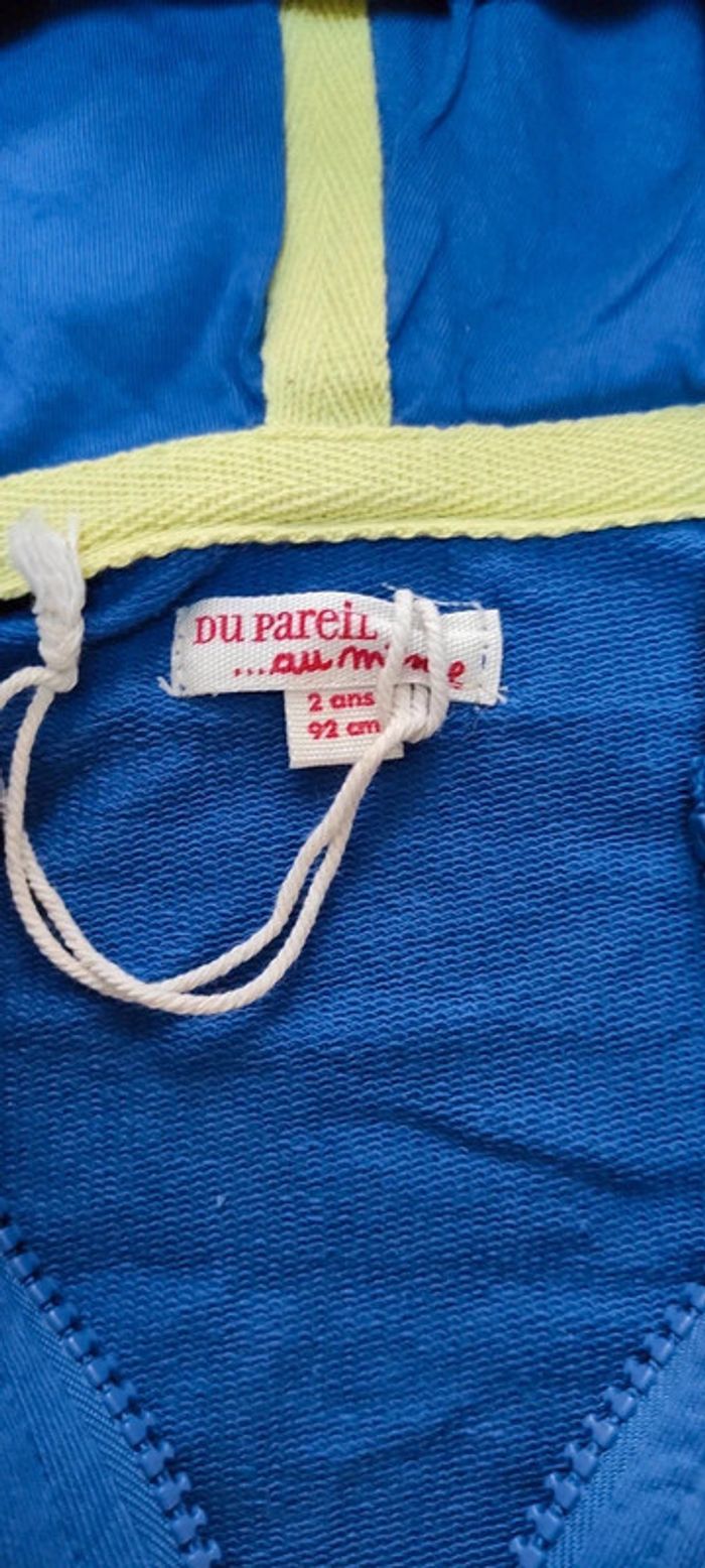 Gilet zippé Dpam 24 mois 92 cm - photo numéro 4