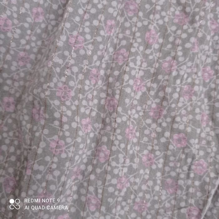 Tunique marron clair à fleurs 4ans - photo numéro 2