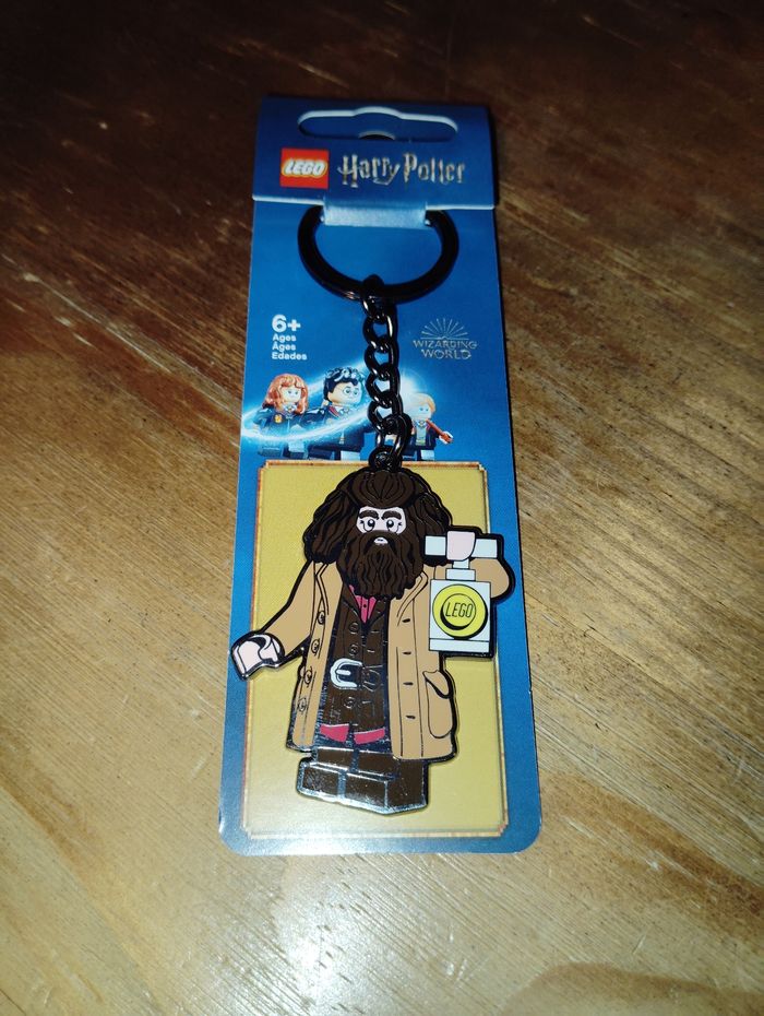 Porte clé métal Lego Hagrid Harry Potter
