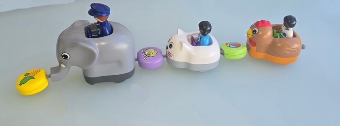 123 playmobil train des animaux 70405 complet - photo numéro 3