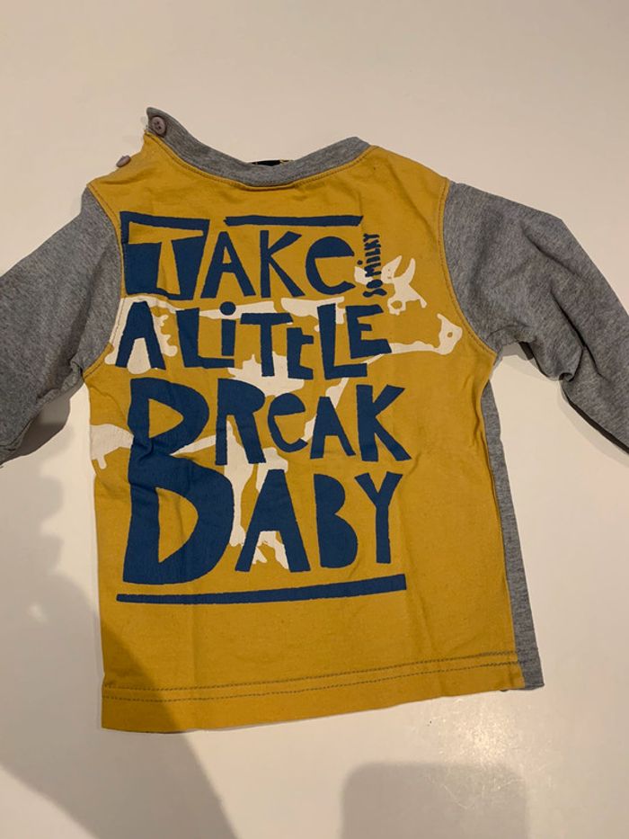 T-shirts 18 mois DPAM bébé garçon - photo numéro 3