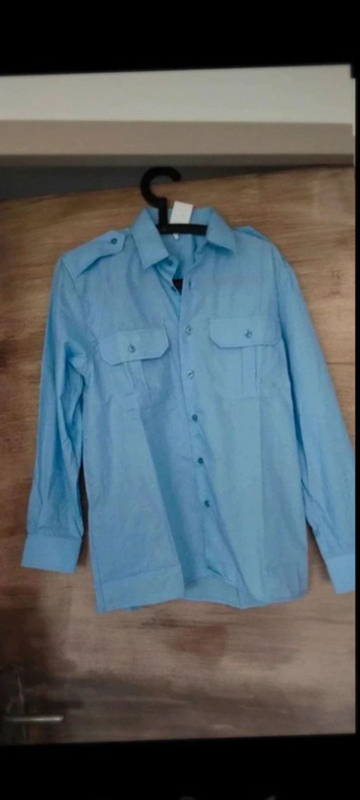 Chemise manches longues  bleu  taille  s