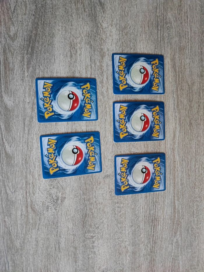 5 cartes Pokémon version ES voltorb / minun / cubone / ribombee / diancie - photo numéro 2