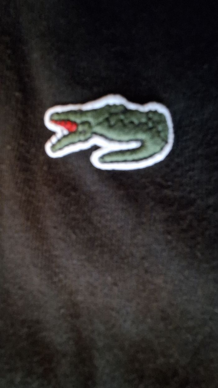 T-shirt Lacoste noir taille L - photo numéro 3