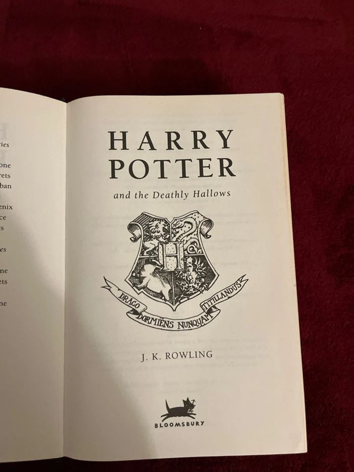 Harry Potter and the Deathly Hallows JK Rowling - photo numéro 4